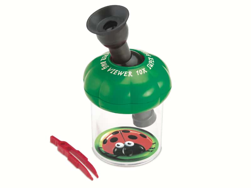 Банка для насекомых с микроскопом 10X и пинцетом, NAVIR